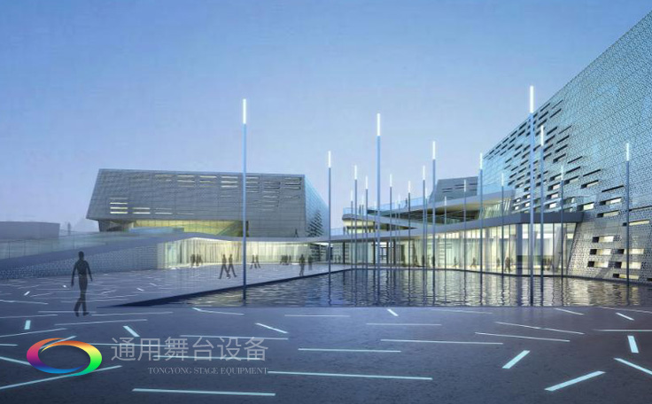 舞臺(tái)阻燃幕布通用舞臺(tái)扛起建設(shè)單位責(zé)任，加強(qiáng)檢查監(jiān)管，落實(shí)“3個(gè)100%”要求！東莞市工人文化宮工人電影院改造工程順利完工