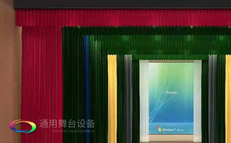 舞臺(tái)幕布、帷幕、幕布簾定制廠家