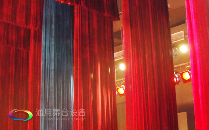 舞臺阻燃幕布外形尺寸、褶比